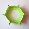 Self-finishing snap tray