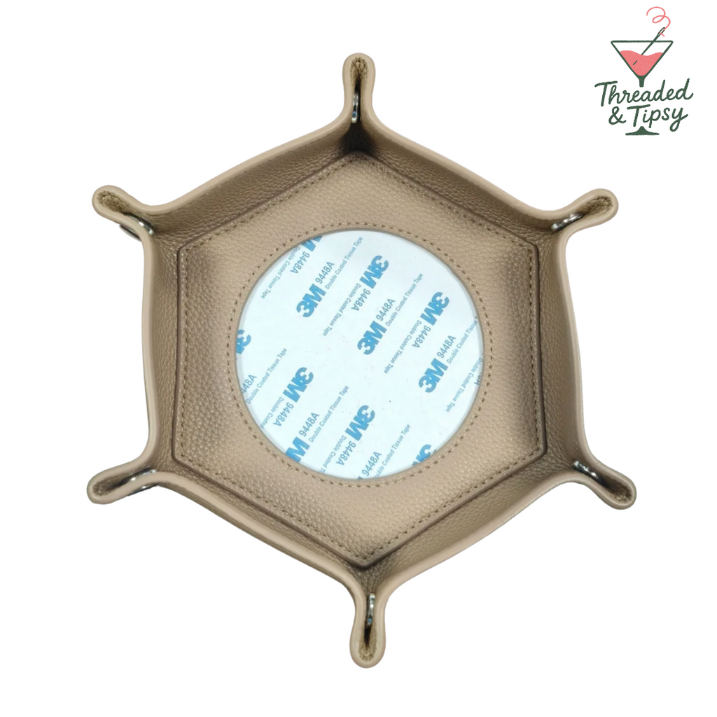 Self-finishing snap tray