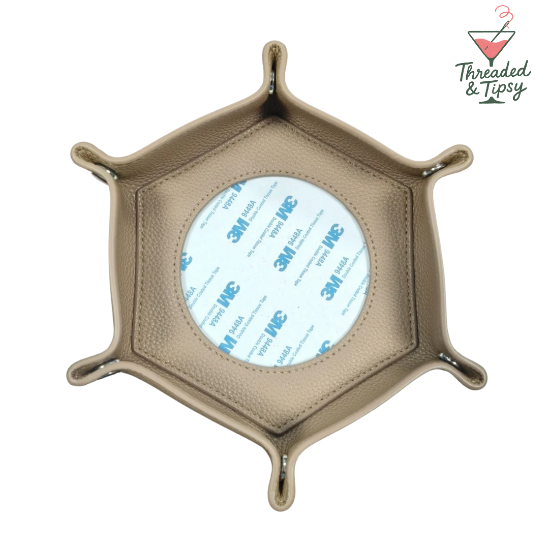 Self-finishing snap tray