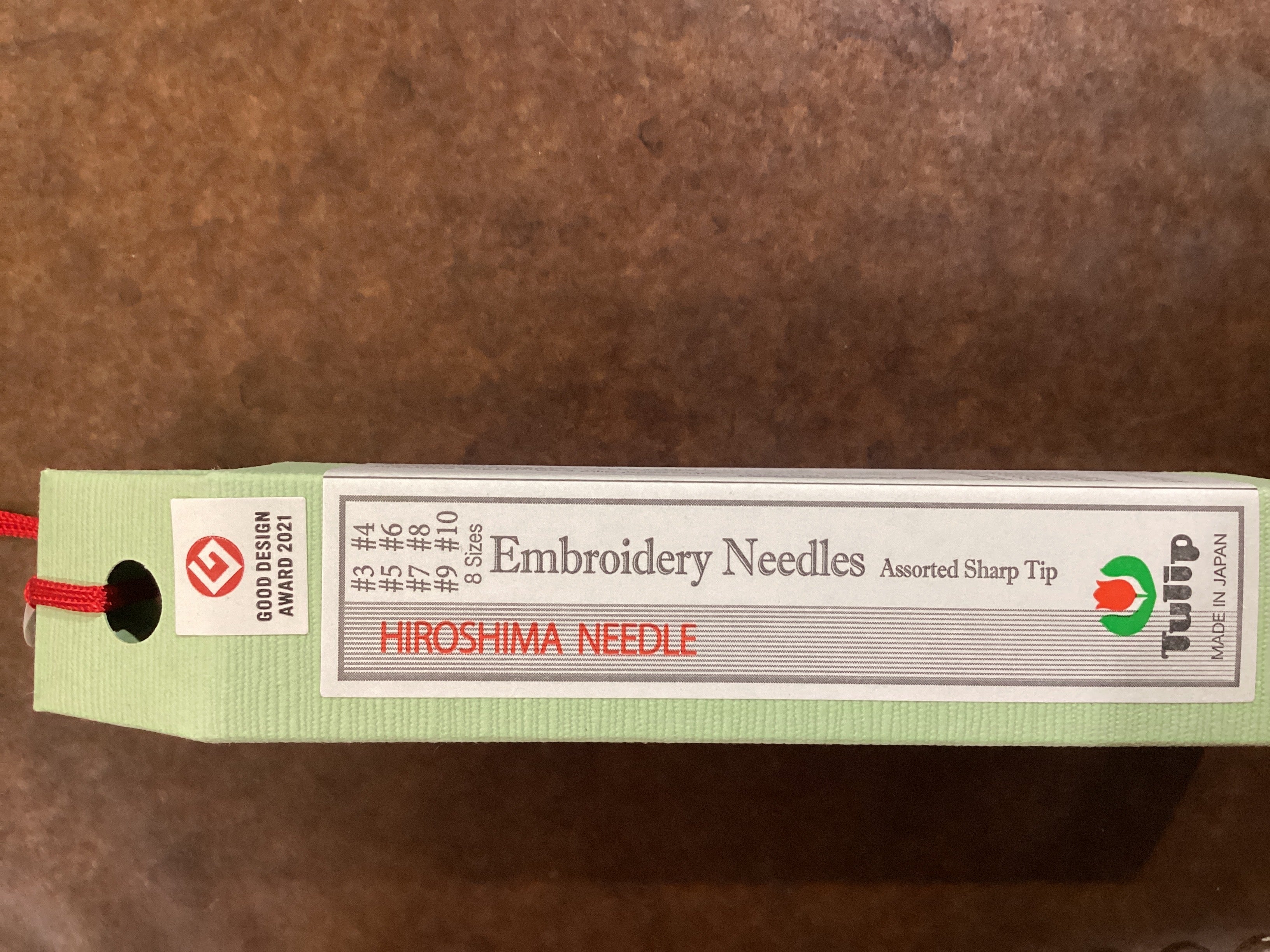 Tulip Assorted Embroidery Needles, sizes #3-#10