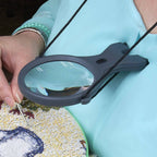 LED Handsfree Hanging Pendant Magnifier for Crafts & Hobbies