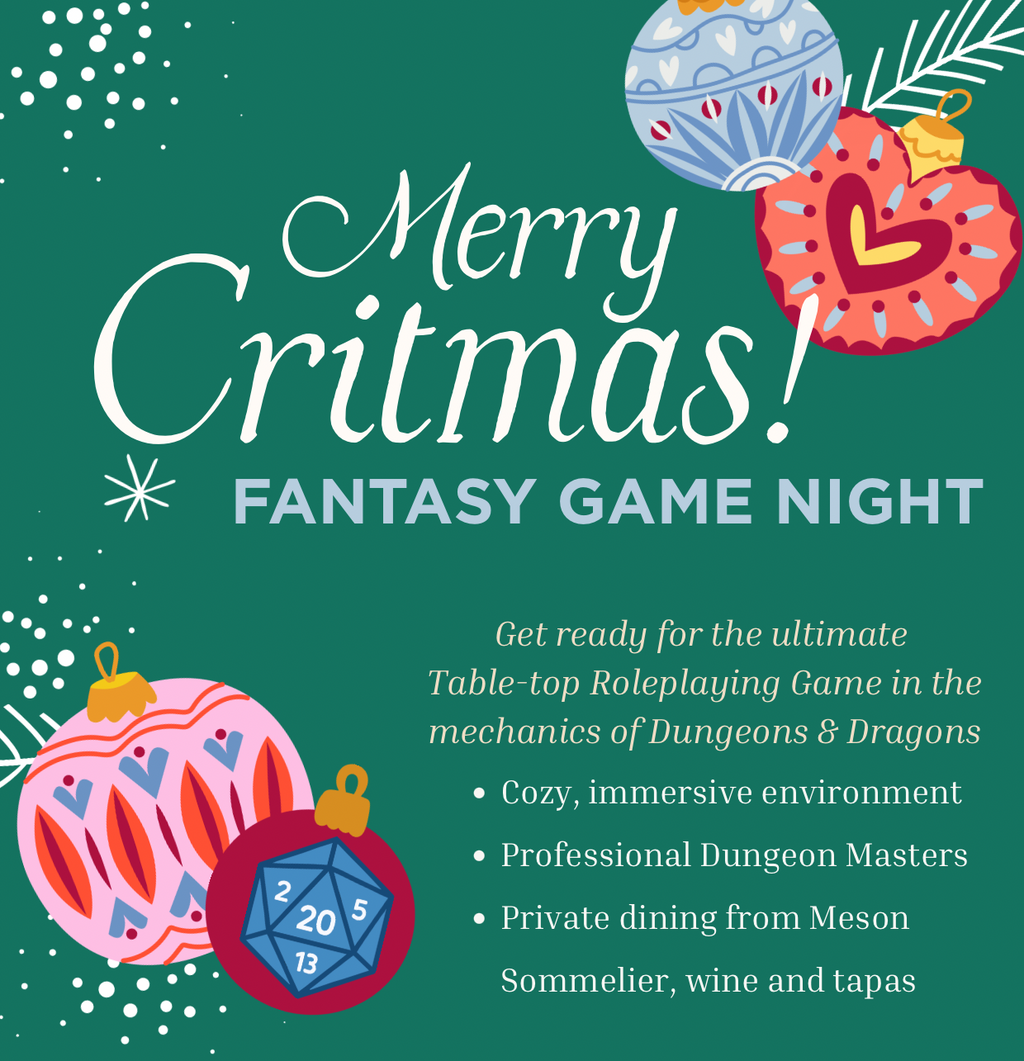 Merry Critmas! Fantasy Game Night - December 5th