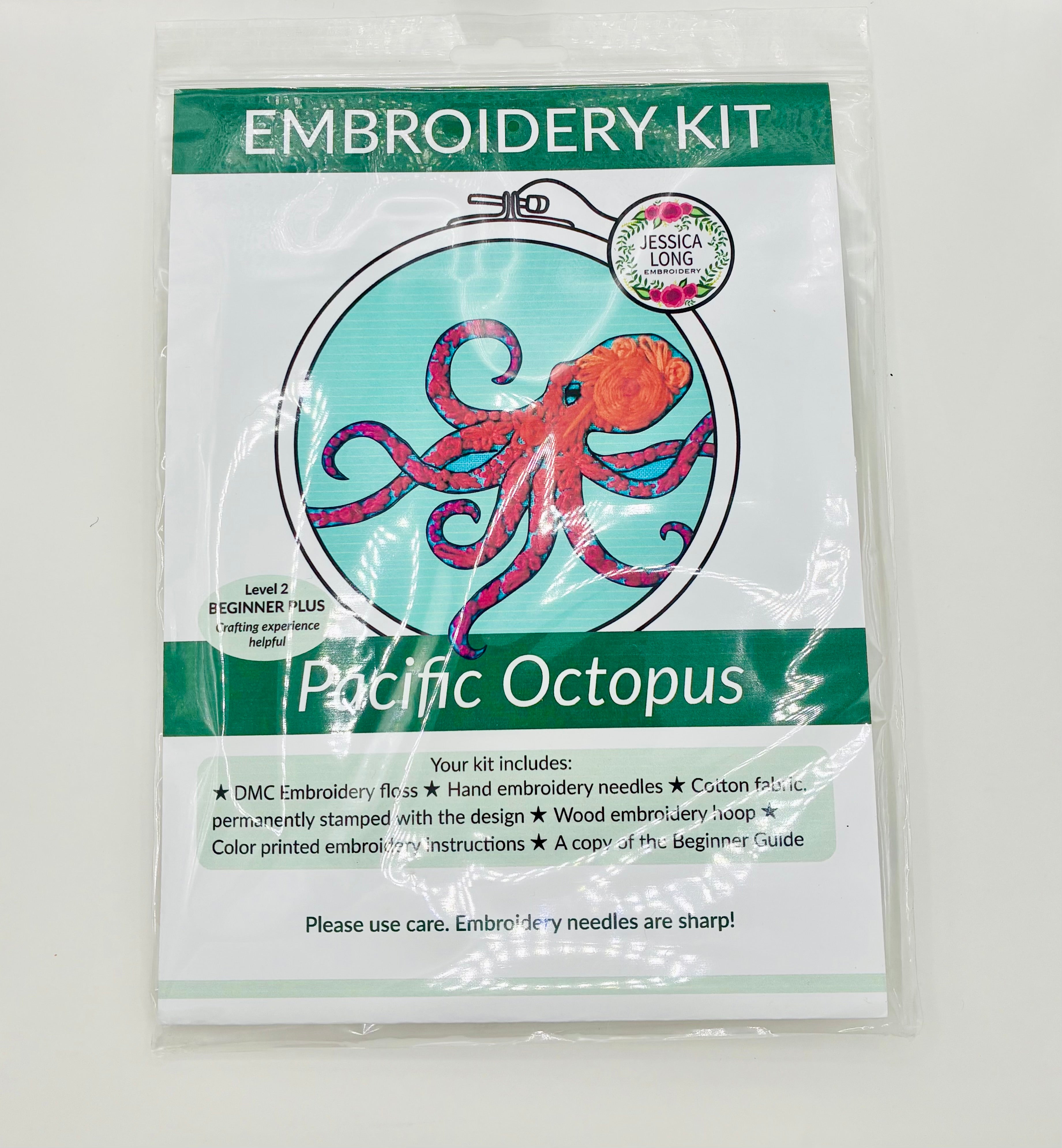 Jessica Long Pacific Octopus Embroidery Kit