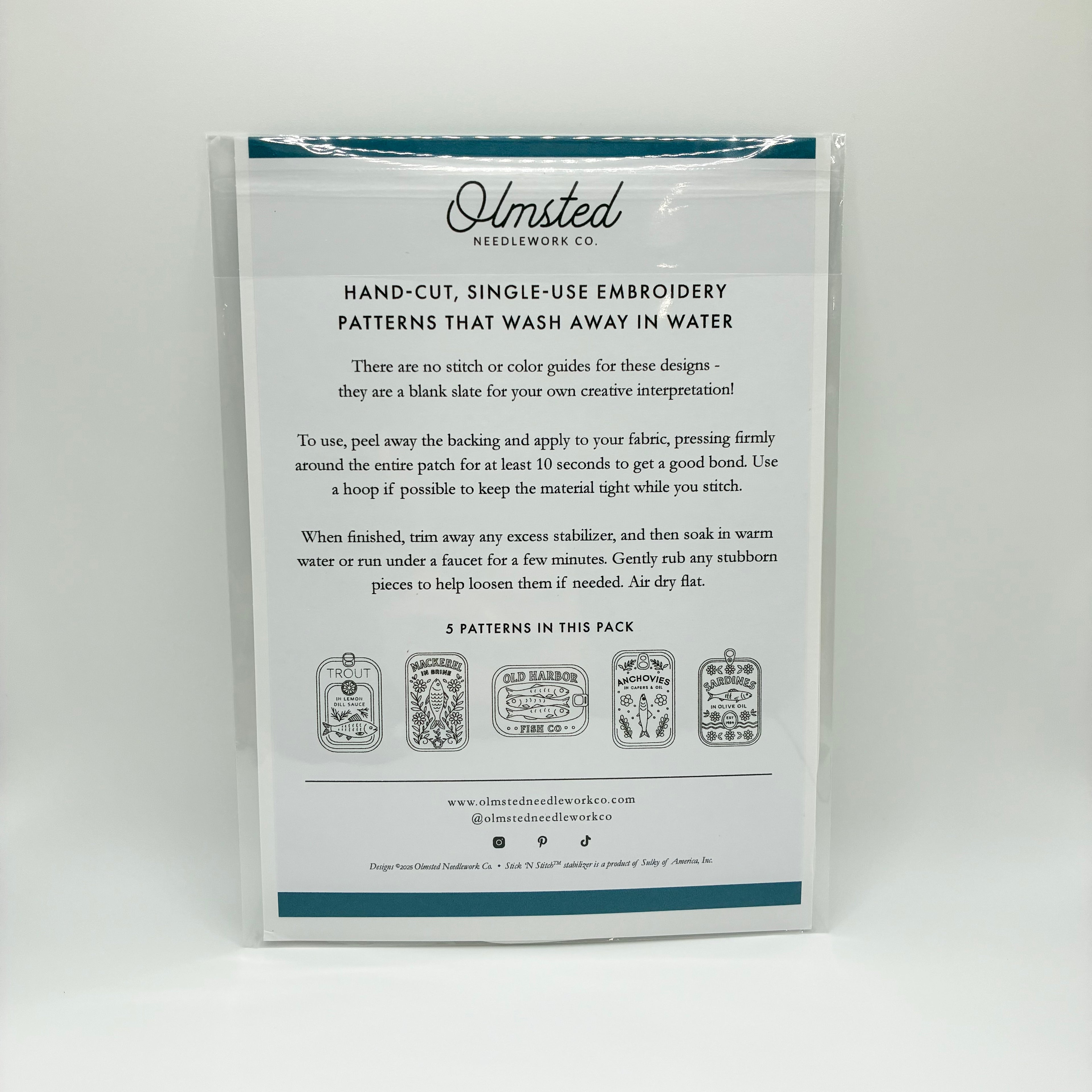 Olmsted Tinned Fish Stick and Stitch