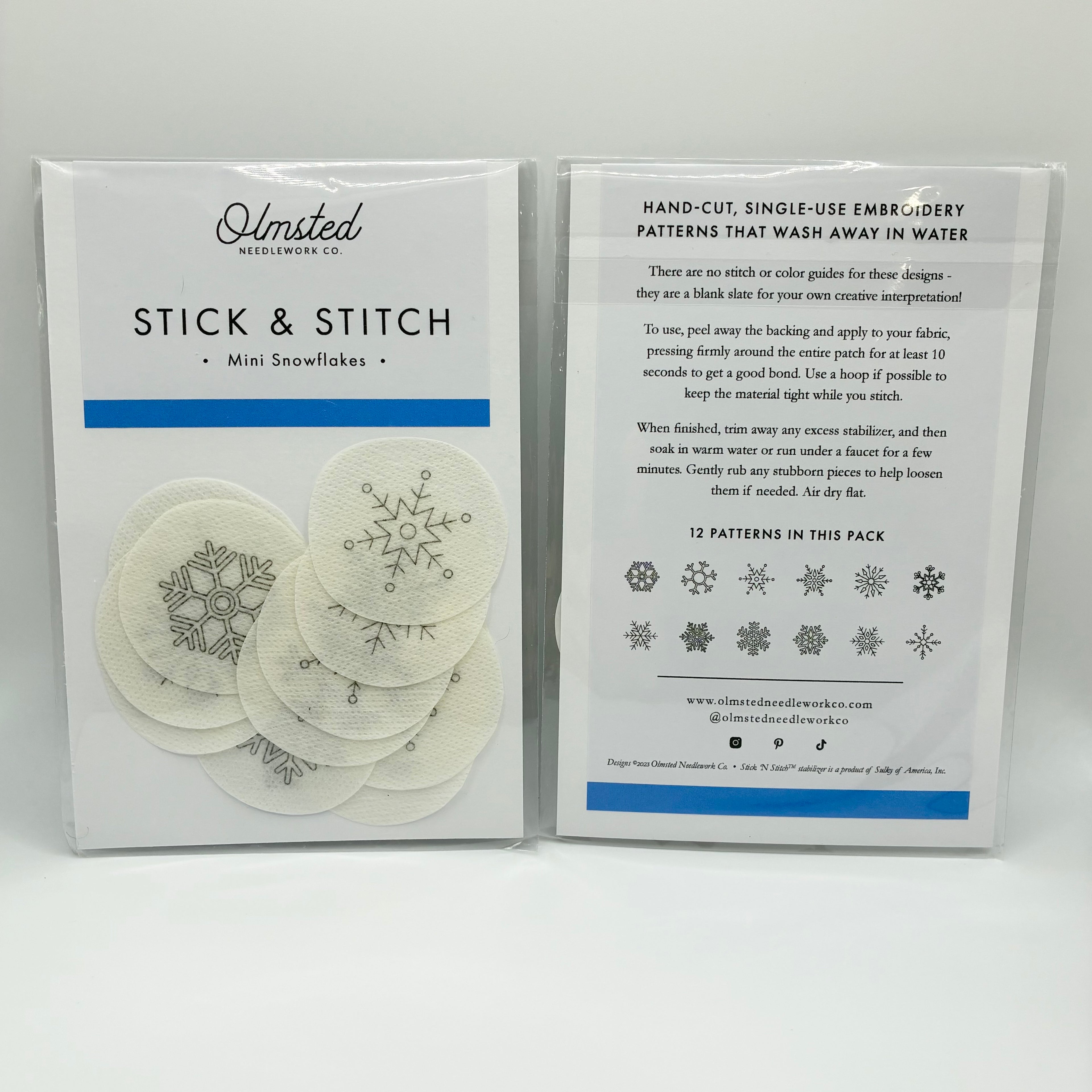Olmsted Mini Snowflakes Stick and Stitch