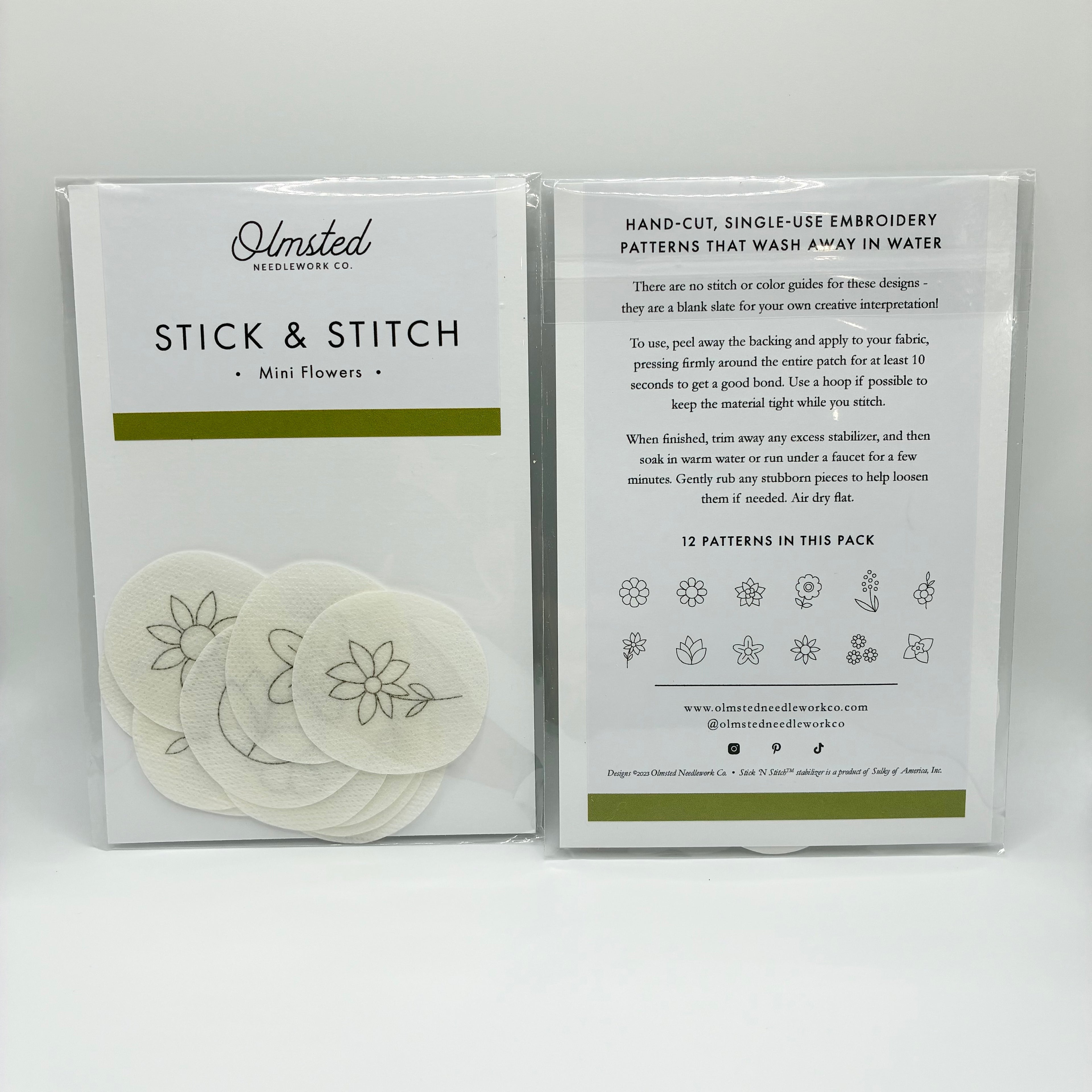 Olmsted Mini Flowers Stick and Stitch