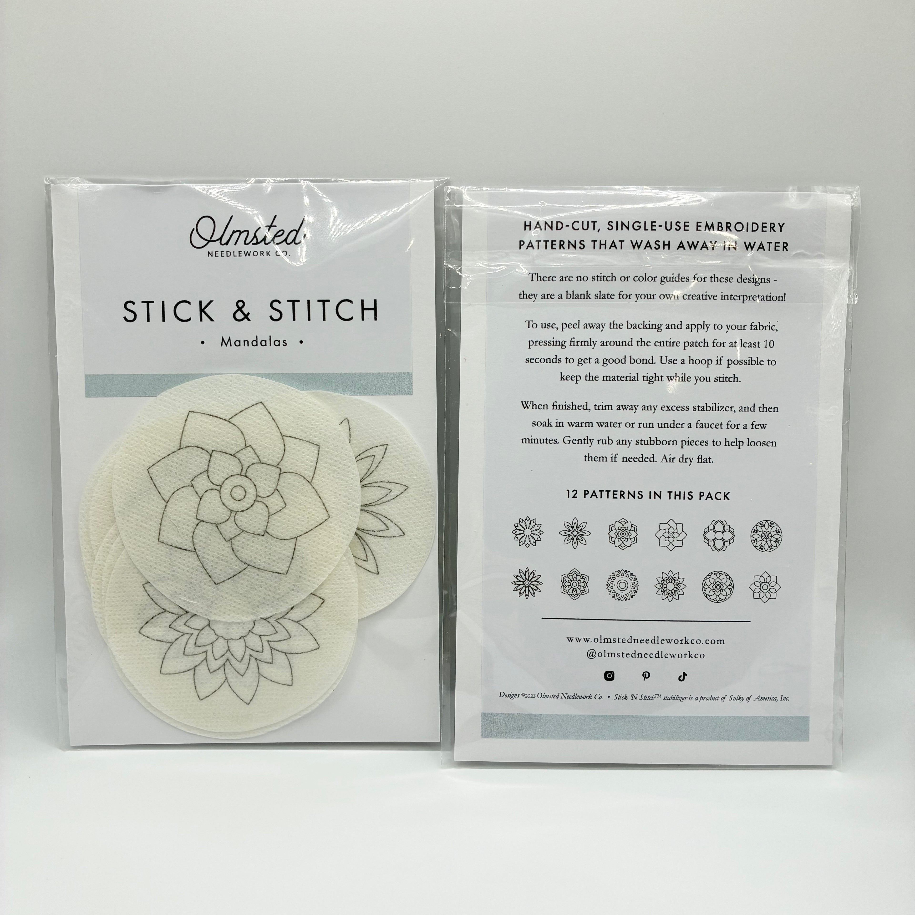 Olmsted Mandalas Stick and Stitch