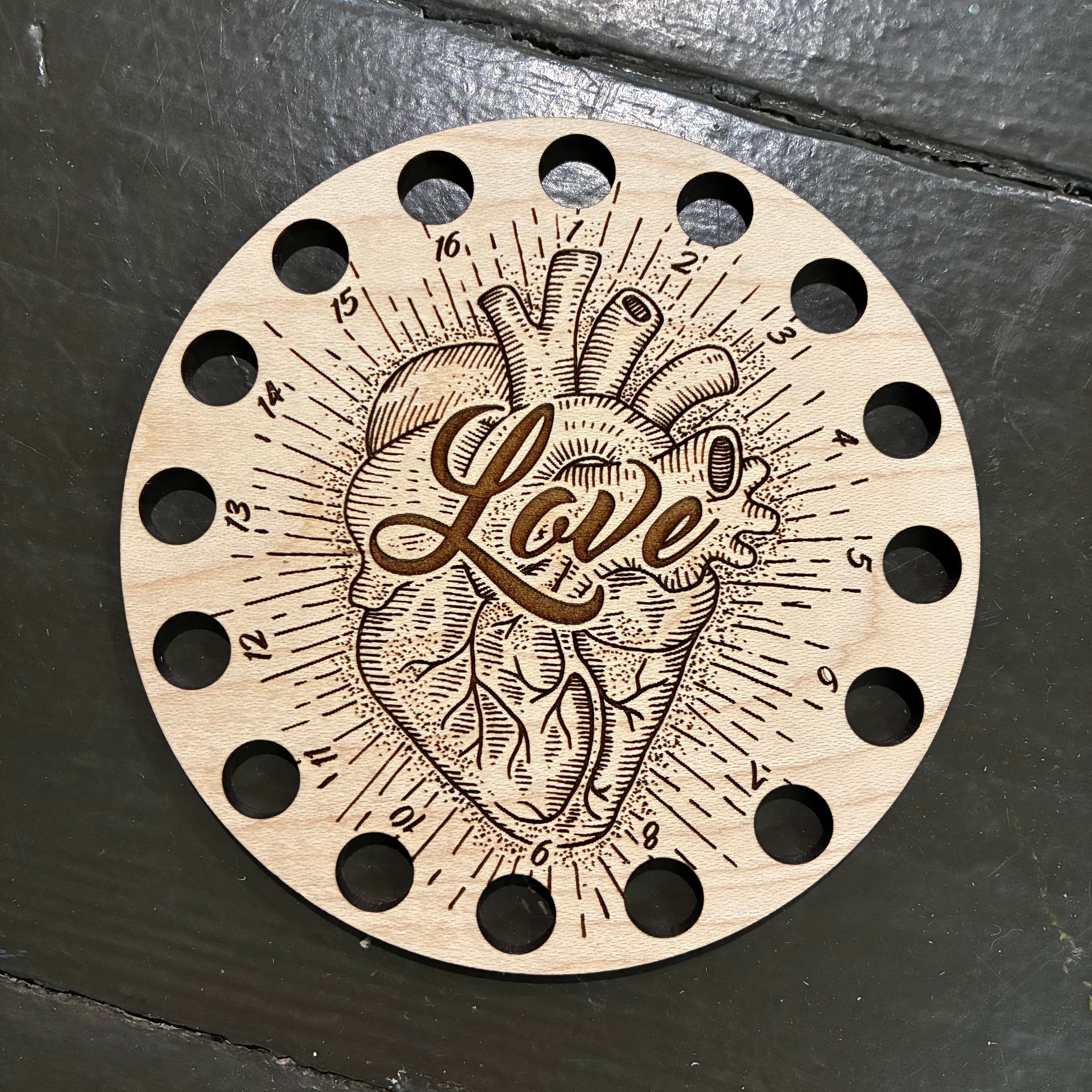 Heart Anatomy Floss Drop