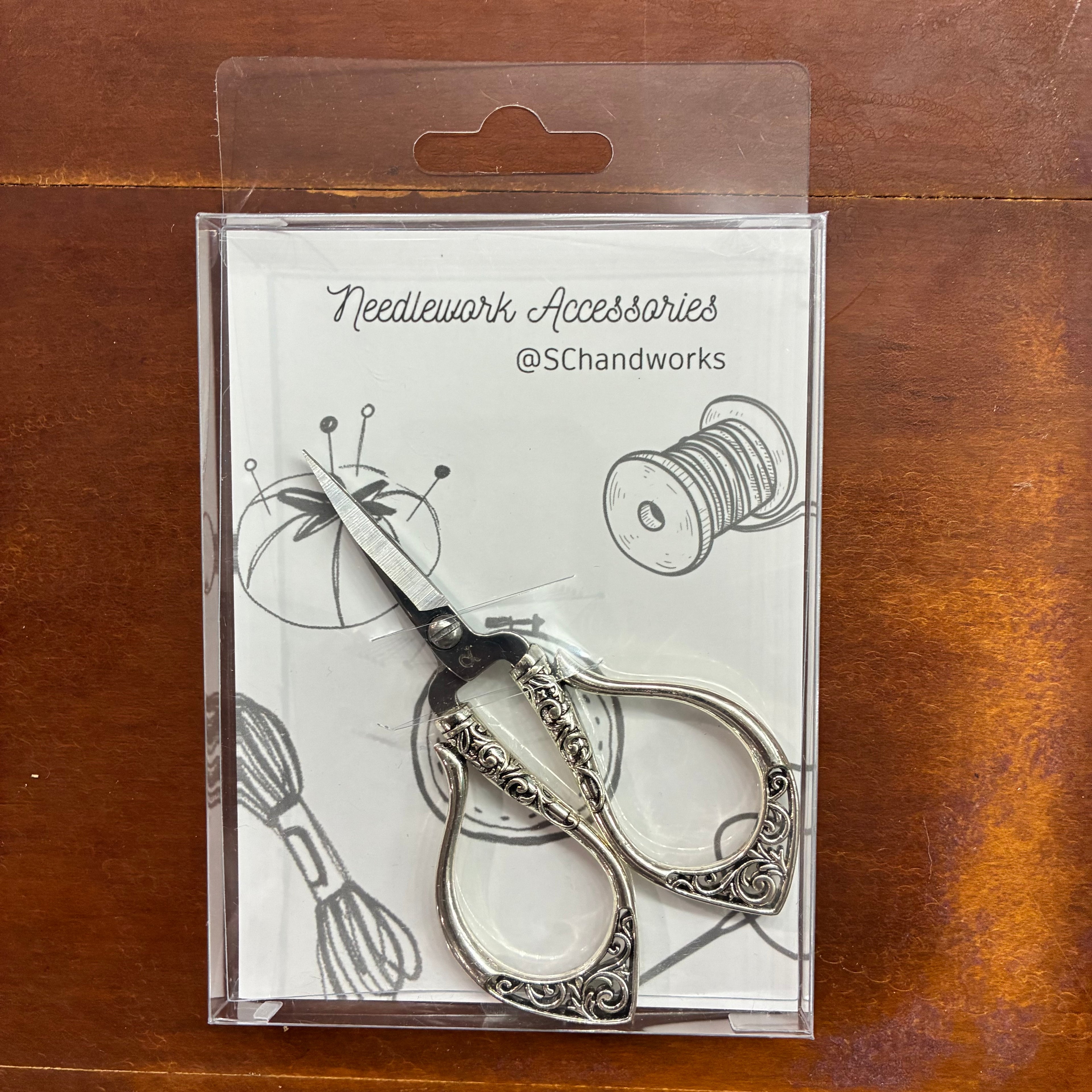 SChandworks Vine Pattern Style Scissors