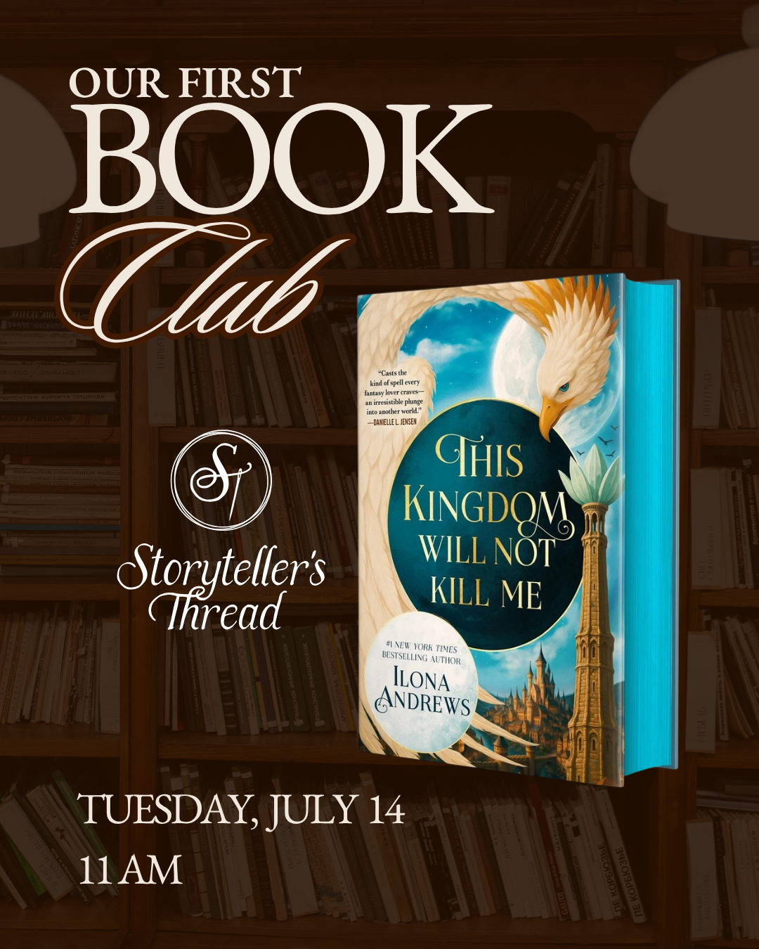 Book Club Pre-order! Tuesday July 14th