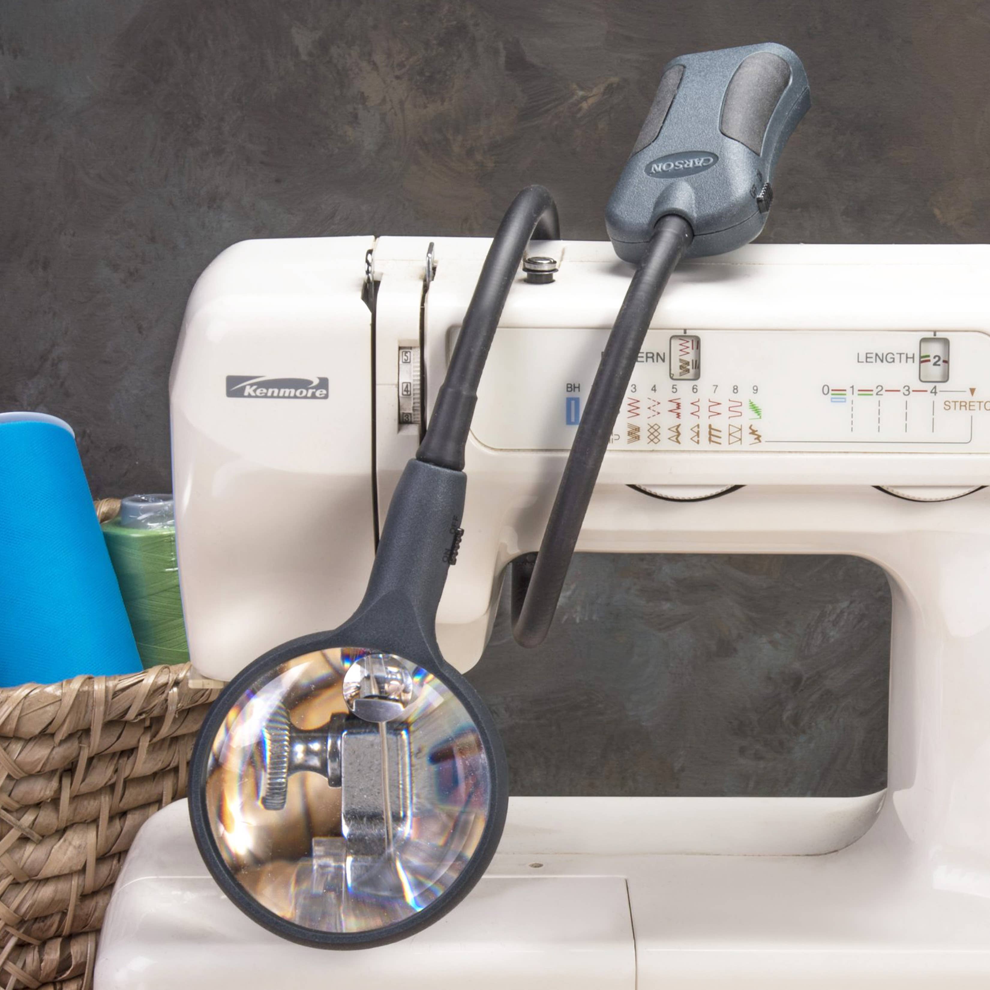 Fully Adjustable Magnier/Lamp Combo, Ideal for Sewing/Crafts